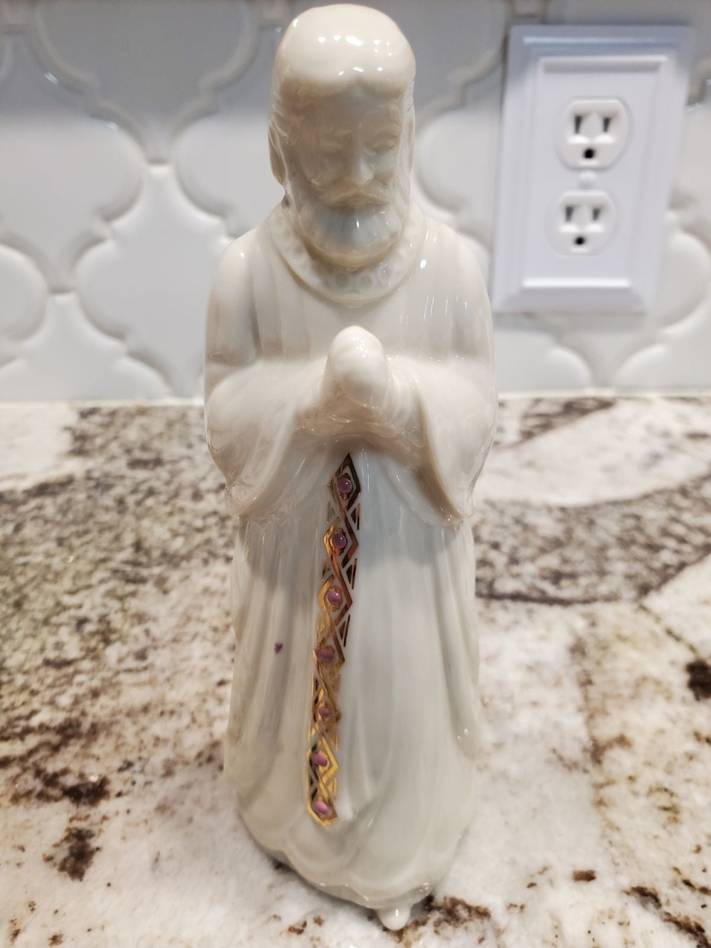 Lenox China Jewels Nativity Joseph *Read*